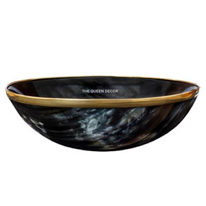 Cuenco de Servir Cuadrado de Cuerno Natural para Cocina y Restaurante, Ideal para Regalo de Boda, Diseño Moderno - Product Image 5