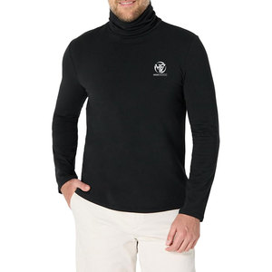 Trendy Simple Casual Top Turtle Neck <b>Shirt</b> Soft <b>Stretch</b> Fabric Raised Neck Long Sleeve Design <b>Men</b> Turtle Neck <b>Shirt</b> - Product Image 1