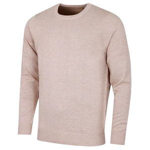 Pull en maille à col rond pour homme, manches longues, uni, doux, chaud, décontracté, hiver, personnalisé, 100% coton, coupe classique, léger - Product Image 4