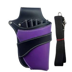 <b>Hairdresser</b> Waist Bag Shear Holder PU Leather Barber Scissors Holster Pouch Tool Bag Salon Scissors <b>Kit</b> bag by Life Care Instr. - Product Image 6