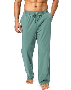 Pantalon cargo chino décontracté pour homme, extensible, respirant, en coton, coupe slim, multi-poches, taille élastique, fermeture à cordon, athleisure - Product Image 4