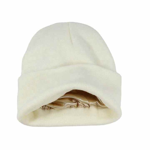 Fine Knit Beanie Hat Soft Smooth Stretch Winter <b>Cap</b> Plain Casual Unisex Headwear Custom Embroidery Acrylic OEM ODM Wholesale - Product Image 4