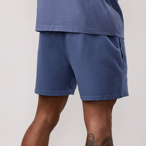 Shorts en coton pour hommes, personnalisés, de haute qualité, 100% coton, molleton, pour l'entraînement, la course à pied, décontractés, en tissu éponge français, shorts de sport - Product Image 6