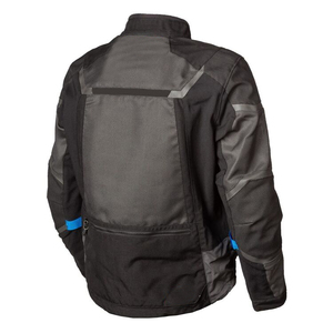 KICKKOC ENTPRISES Unisex Motorcycle <b>Jacket</b> Breathable Windproof Stand Collar Zipper Closure Black Mesh Polyester <b>Winter</b> Biker - Product Image 2