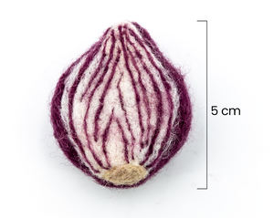 Wool Felt Onion Handmade Felt Vegetable Toy <b>Nursery</b> Playroom Decor <b>Woodland</b> Pretend Play Food Craft Wholesale Bulk - Product Image 6