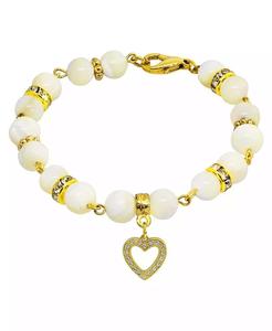 Bracciale con Chiusura a Cuore in Oro 14K |   2028 - Product Image 1