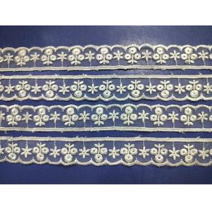 Tela de encaje de organza 100% nailon, transpirable, ligera, de calidad premium, de secado rápido, para ropa DIY y decoración del hogar. - Product Image 1