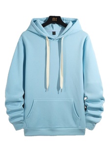 Sudadera con Capucha de Forro Polar Lavado 100% Algodón, Diseño Sólido, Invierno, Formal, Ecológica, Impresión Digital, Servicio OEM, para Hombre - Product Image 6