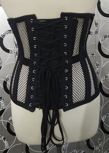 Corsés de malla con doble varillaje de acero bajo el busto, los más vendidos, fajas moldeadoras para mujer de talla grande - Product Image 5