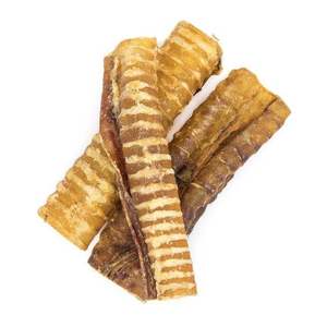 Tráquea de Res Seca Orgánica Natural para Perros, para la Salud Digestiva, Baja en Carbohidratos y Alta en Proteínas, Sin Azúcar - Product Image 1