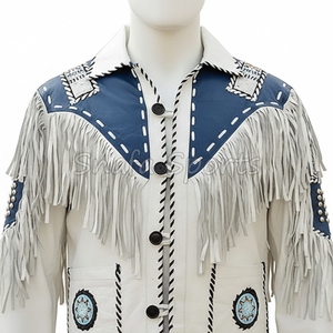 Real Soft Leather <b>Suede</b> Breathable High Quality Ladies Western Winter <b>Jacket</b> with Heated Lining and Solid Pattern - Product Image 4