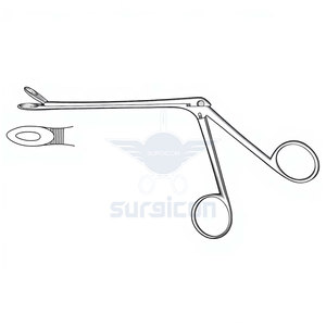 Pinzas Nasales Henckel de 20 cm / 8 Pulgadas, Instrumento Quirúrgico Médico Profesional ORL para Extracción de Tejido Nasal - Product Image 1