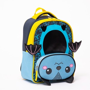 New design cute stereoscopic blue bat kids bag - Product Image 2