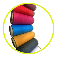 100% Natural & Pure Recyclable Eco-Friendly Carded Cotton Yarn 6s to 30s Dyed for Hand Knitting