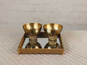 Compre un Soporte Decorativo de Metal para Tazón de Servir con Diseño de Ágata, Tazón de Lujo para Frutos Secos, Decoración del Hogar, Vajilla - Product Image 4