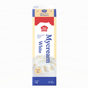 Crème Non Laitière Premium HALAL Mycream Blanche pour Décoration de Gâteaux, Fourniture Directe Fabricant, 1KG, OEM/ODM - Product Image 1