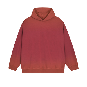 Sweat à capuche en molleton dégradé délavé style vintage personnalisé pour homme, tricoté, couleur unie, respirant, 340 GSM, 100% coton, numérique, idéal pour l'hiver - Product Image 1