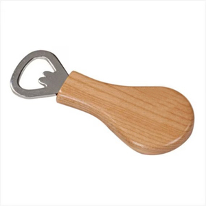 Ouvre-bouteille en bois en forme de poire, fabriqué en bois d'acajou rouge lisse, idéal pour la gravure laser personnalisée et un service quotidien facile. - Product Image 5
