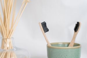 High Quality VIETCHOICE Phoebe <b>Disposable</b> <b>Toothbrush</b> 100% Biodegradable Eco-Friendly Natural Nylon Soft Bristles Convenient - Product Image 1