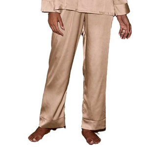 Robe d'été personnalisée pour femme, sexy, col en V, taille élastique, respirante, en satin de soie - Product Image 4