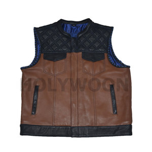 Men's Classic 100% <b>Wool</b> <b>Vest</b> Sleeveless Button Front Casual Winter Lightweight Eco-Friendly Biker <b>Vest</b> - Product Image 4