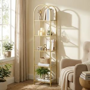 Premium 5 Tier Stainless Steel <b>Kitchen</b> Rack Durable Multi Layer <b>Storage</b> <b>Shelf</b> <b>for</b> <b>Kitchen</b> Living Room Bathroom Home At Low Price - Product Image 1