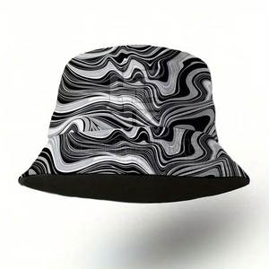 Sombreros de cubo personalizados de alta calidad para mujer, sombreros de cubo estampados, logotipo personalizado, precio al por mayor - Product Image 2