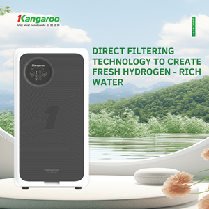 Sistema de Ósmosis Inversa Compacto de Plástico Kangaroo KG400US, Purificador de Agua Eléctrico de Hidrógeno de 400 GPD con Grifo Inteligente, Ahorro de Espacio - Product Image 5