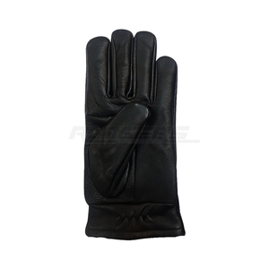 Gants en cuir véritable pour femmes, vente en gros, haute qualité, poignet élastique, doux, à doigts entiers, décontractés, mode, usage quotidien, hiver, pour dames - Product Image 3