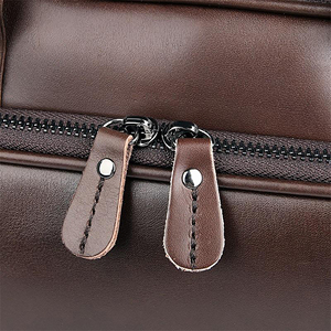 Maletín de Cuero Personalizado para Hombre, Maletín de Negocios de Cuero Genuino, Bolso de Mano Impermeable para Portátil de Oficina - Product Image 2