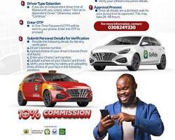 Aplicación móvil de transporte en Ghana para reserva de taxis, seguimiento GPS, estimaciones de tarifas y actualizaciones en tiempo real para el conductor. - Product Image 3