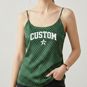 Débardeur imprimé ajusté tendance pour femme, respirant, motif à pois, idéal pour l'été, camisole décontractée de qualité supérieure - Product Image 6