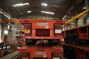 Remolque Semisqueletizado de 40 Pies por Fabricante Indio, 12 Twistlocks, Alta Resistencia, la Mejor Solución Logística, Remolques de Carga y Utilitarios - Product Image 3