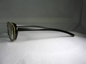 Corne véritable, lunettes de luxe, carrées, ovales, montures, hommes, femmes, NOS, hyper vintage, unique - Product Image 3