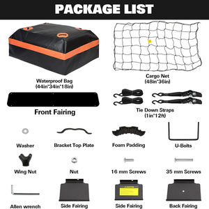 Portaequipajes de Techo Resistente de 54x34x6 Pulgadas, Portaequipajes de Techo con Capacidad para 200 Libras, Portaequipajes para Automóvil GAPCGC002 - Product Image 5