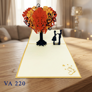 Top Trending Love Heart Tree Pop <b>Card</b> Handmade 3D Paper Gifts Vietnam Custom Design Thanksgiving Valentine's Day Best Price - Product Image 5
