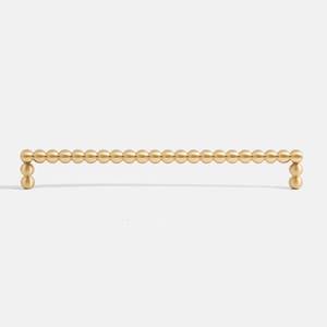 Modern Beaded Cabinet Handle Brushed Brass Drawer <b>Pull</b> <b>for</b> Kitchen & Furniture - Product Image 6
