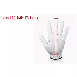 Guante de Golf de Cuero Genuino Transpirable de Alta Calidad con Logotipo Personalizado para Zurdos, con Agarre Suave de Cabretta y Dedos Completos - Product Image 6
