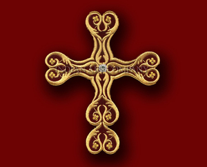Hilo Metálico de Lujo Ecológico de Lana y Seda con Bordado Dorado y Plateado para Decoración de Vestimentas de Iglesia, Empresa de Arte Indio - Product Image 3