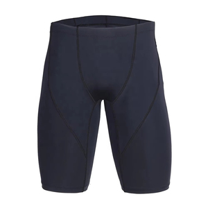 Shorts décontractés pour hommes en polyester/coton extensible dans quatre directions, anti-plis, taille élastique avant, taille mi-haute, séchage rapide - Product Image 3