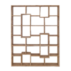 Librería de Estilo Moderno con Estructura de Madera de Teca Natural Marrón para Decoración de Sala de Estar, Procedente de Indonesia - Product Image 1