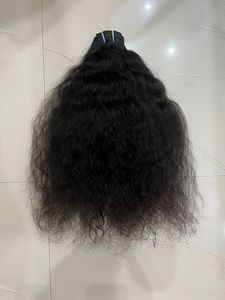 Extension de cheveux humains non traités de temple indien Amélioration de la beauté instantanée de la trame sans couture Ajout rapide de la longueur - Product Image 2
