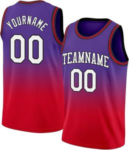 Maillot de basket américain personnalisé, grande taille, personnalisé avec votre nom - Product Image 5