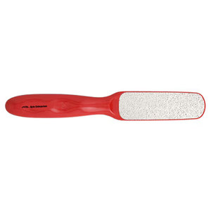 Lima de pies de níquel, grano grueso/medio, 1 unidad, herramienta duradera para eliminar callos de pedicura, para talones lisos y cuidado de los pies, color rojo - Product Image 1