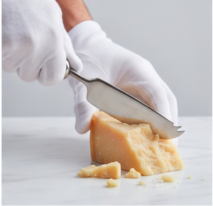 Couteau à fromage en acier inoxydable avec manche noué, spatule à beurre et coupe-fromage pour servir le beurre et les fromages durs - Product Image 5