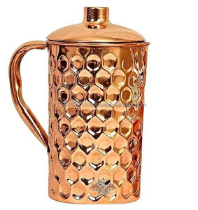Jugs en cuivre faits à la main, conçus pour la décoration unique de la cuisine rustique à la maison, avec un style traditionnel durable et attrayant - Product Image 4