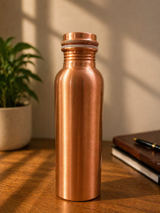 Copper <b>Water</b> <b>Bottle</b> Pure Copper <b>Bottle</b> Ayurvedic Copper <b>Bottle</b> Handmade Copper <b>Bottle</b> Copper Drinking <b>Water</b> <b>Bottle</b> 100% Pure - Product Image 1