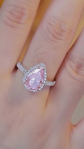 Bagues ouvertes ajustables pour femmes, bijoux minimalistes en diamant, bagues plaquées argent, bijoux tendance pour tous les jours, bijoux fins - Product Image 3