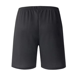 Shorts de sport noirs pour hommes Bloodline avec imprimé griffe grise, séchage rapide, taille élastique, longueur mi-cuisse - Product Image 3