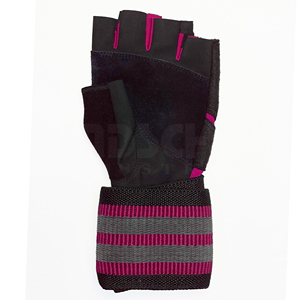 Guantes Deportivos de Medio Dedo de PU HANDSCHUHE INDUSTRIES, Agarre Ajustable con Correa de Muñeca y Hebilla, Antideslizantes, Unisex, 0.5 kg - Product Image 4